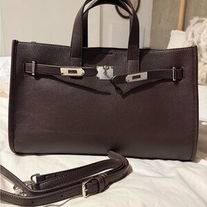 Brand New Inspired Chocolate Brown Handbag